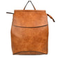 Vegan Long-lasting Faux Leather Backpack Convertible Bag