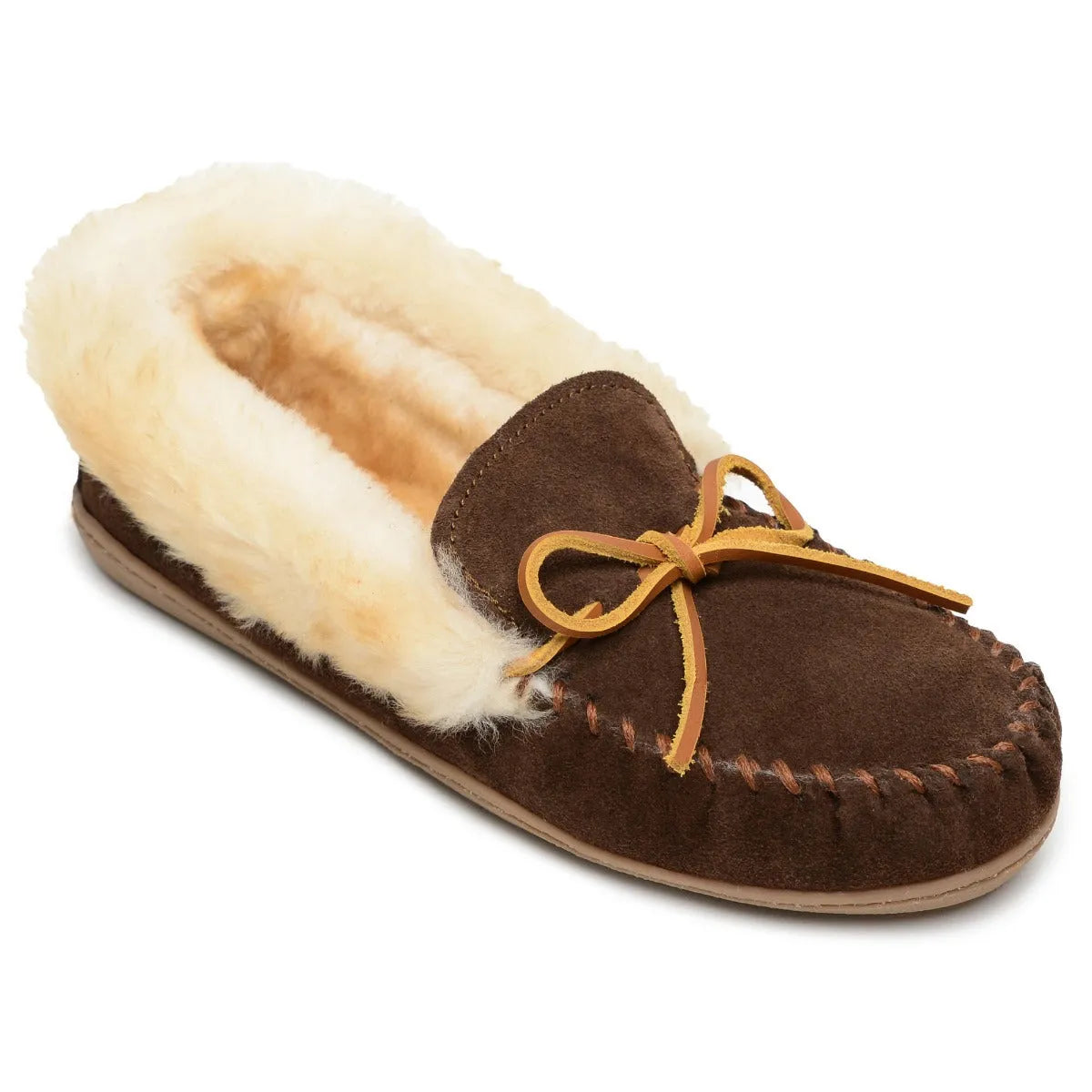Minnetonka Alpine Sheepskin Moc - Pantufla para mujer