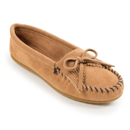 Mocasines Minnetonka Kilty de ante con suela dura - Mocasines de mujer (Tuape)