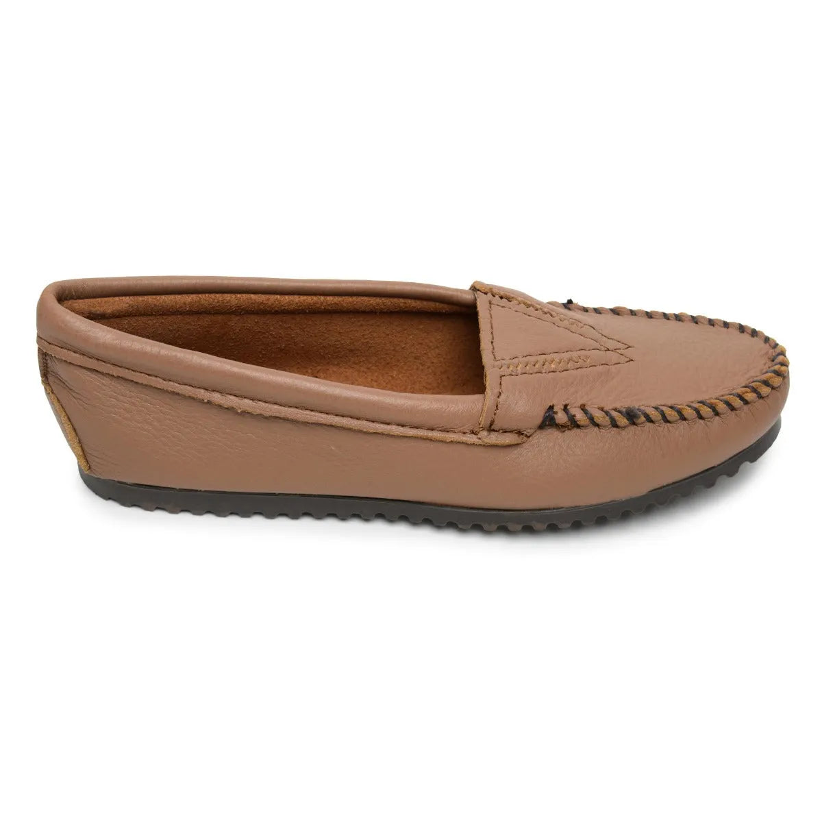 Minnetonka Deerskin Gore Front - Mocasín para Mujer