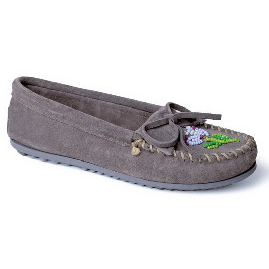Moc mocasín de ante Minnetonka Ziigwan Waabigwan - Para mujer