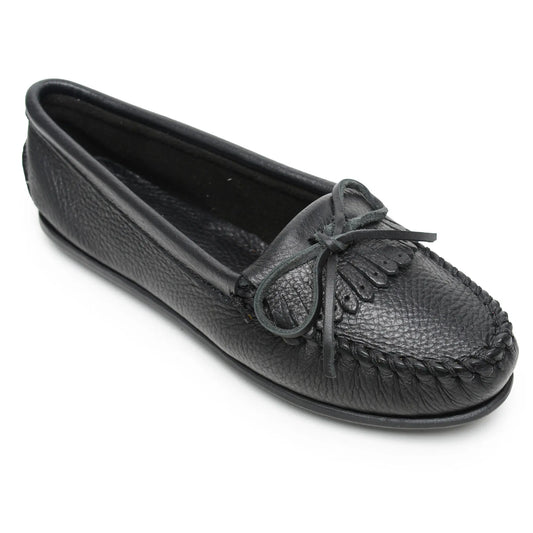 Mocasín para mujer Minnetonka Deerskin Kilty Hardsole