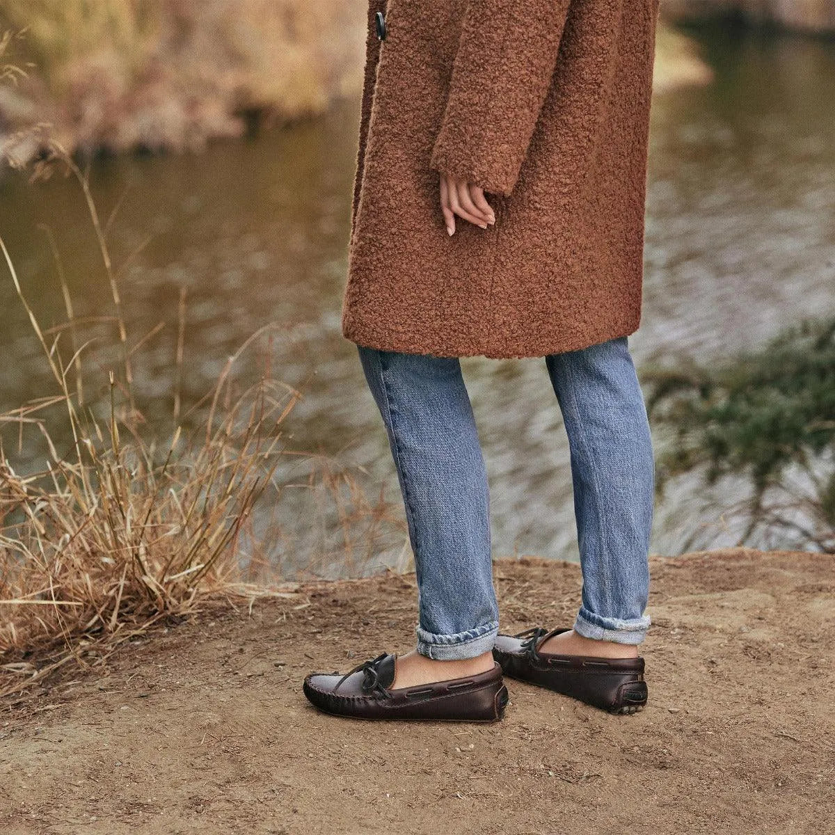 Mocasín clásico Driver Minnetonka - Para mujer