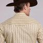 Roper 2661 Wallpaper Floral (Tan) - Men's Western Shirt