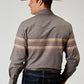 Roper 1965 Border Stripe (Grey) - Men's Western Shirt