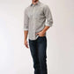 Roper 00251 Dark Ground (Grey) - Men's Western Shirt