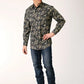 Roper 1720 Vintage Floral (Black) - Men's Western Shirt