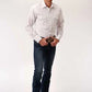 Roper 00248 Red Stripes (White) - Men's Western Shirt