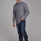 Roper 2113 Stripe (Black) - Men's Western Shirt