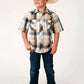 Roper Buckaroo (Black) - Boy's Western Shirt