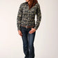 Roper 1720 Vintage Floral Print (Black) - Women's Western Shirt