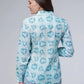 Roper 2066 Floral Print (Blue) - Women's Western Shirt