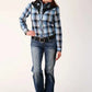 Roper 819 Fancy Applique (Blue) - Women's Western Shirt