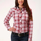 Roper 01023 Fancy Applique (Red) - Women's Western Shirt