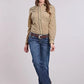 Roper 2661 Wallpaper Floral (Tan) - Women's Western Shirt