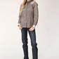 Roper 1199 Teardrop Print (Grey) - Women's Western Shirt
