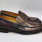 Mocasín Penny de piel de becerro de la colección C - Marrón