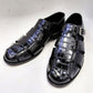 Sandalia de cocodrilo C Collection - Negro