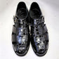 Sandalia de cocodrilo C Collection - Negro