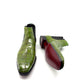Bota de cocodrilo personalizada Maurice Austin - Verde
