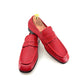 Mocasín Penny de piel de ciervo C Collection - Rojo