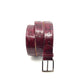 Maurice Custom Alligator Belt - Burgundy