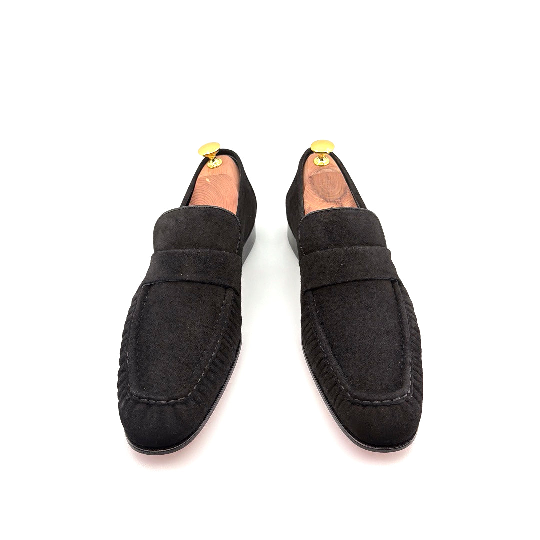 Mocasín de Ante Colección C - Negro