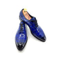 Maurice Georgia Alligator Oxford - Cobalto/Azul
