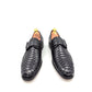 C Collection Python Print Monkstrap - Black