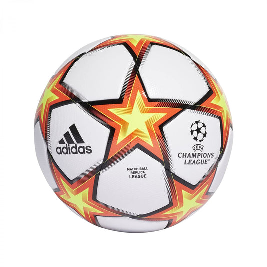 adidas Balón de Fútbol FIN21 LGE Unisexo Blanco/Rojo Solar/Amarillo Solar/Negro 5