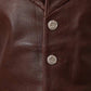 Roper Cow Nappa (Brown) - Men's Leather Vest