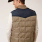 Chaleco acolchado Roper 1473 (Caqui/Azul marino) - Chaleco para hombre