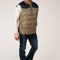 Chaleco acolchado Roper 1473 (Caqui/Azul marino) - Chaleco para hombre