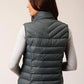 Roper Horizontal Quilted Down Vest (Grey) - Women's Vest