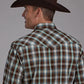 Roper 2169 Horseshoe Dobby (Brown) - Men's Western Shirt