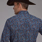 Roper 2172 River Paisley (Blue) - Men's Western Shirt