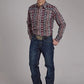 Roper 2178 Winter Aztec Print (Red) - Men's Western Shirt