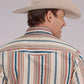 Roper 2469 Southwest Stripe (Tan) - Men's Western Shirt