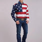 Roper Pieced Stars & Stripes (Multi) - Men's Western Shirt