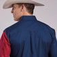 Roper Pieced Texas Flag (Multi) - Men's Western Shirt