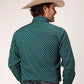 Roper Forest Cross Walk Foulard (Blue) - Men's Western Shirt