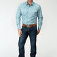 Roper 1944 Stretch Paisley (Teal) - Men's Western Shirt