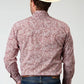 Roper 1944 Stretch Paisley (Red) - Men's Western Shirt