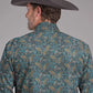 Roper 2382 Dusk Paisley (Blue) - Men's Western Shirt