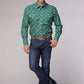 Roper 2018 Paisley (Jade) - Men's Western Shirt