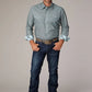 Roper 2019 Silver Spring Foulard (Grey) - Men's Western Shirt
