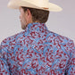 Roper 2496 Heritage Paisley (Wine) - Men's Western Shirt