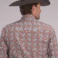 Roper 2499 Clay Paisley (Orange) - Men's Western Shirt
