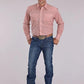 Roper 2500 Saltillo Foulard (Rust) - Men's Western Shirt