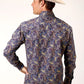 Roper Plum Ridge Royal Paisley (Ciruela) - Camisa vaquera de hombre
